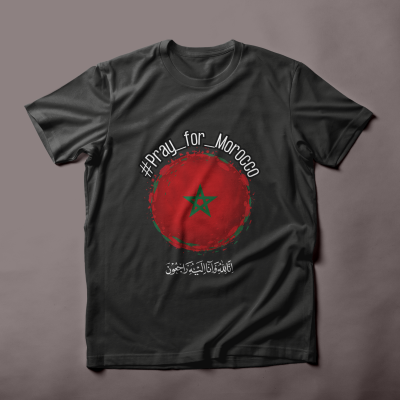 Pray for Morocco T-shirt - support Morocco -Moroccan earthquake