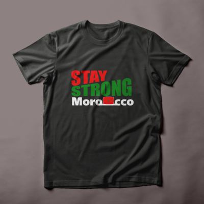 Stay strong Morocco T-shirt - Stay strong - support Morocco -Moroccan earthquake