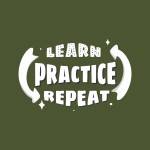 LEARN - PRACTICE - REPEAT hoodie high quality and 100% cotton