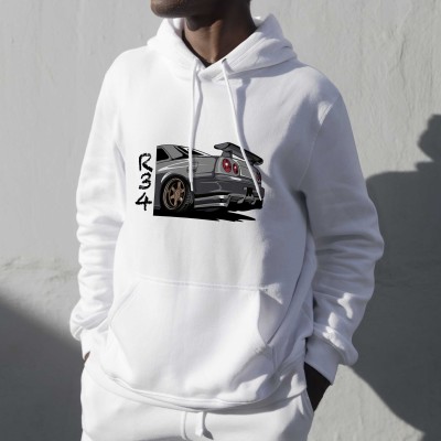 Hoodie for carguy - Nissan gtR R34