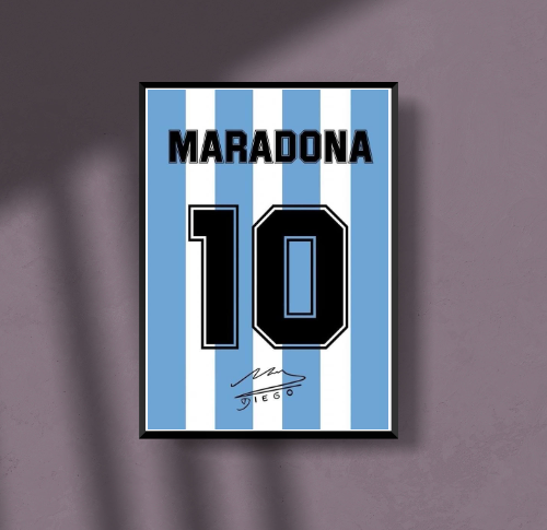 maradona poster