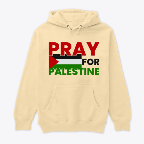 Pray For Palestine Hoodie Design