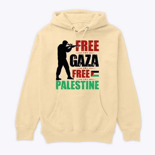 Free Gaza Free Palestine Hoodie Design