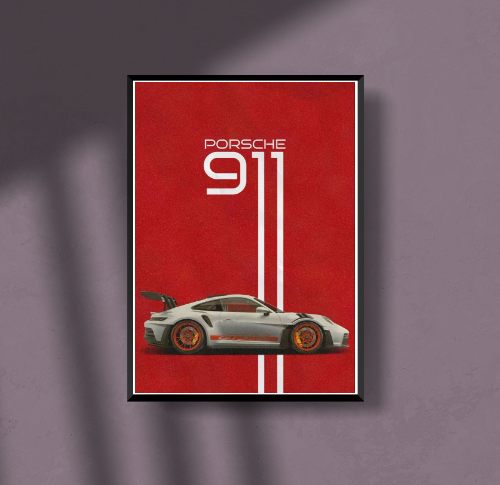 porsche 911 poster