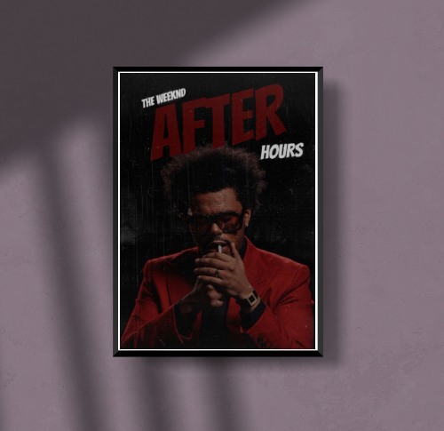 AFTER HOURS - THE WEEKND POSTER