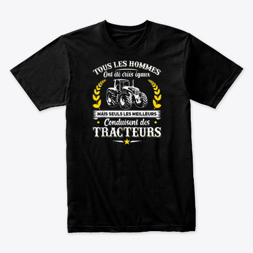 Fermier Drole Meilleurs Conduisent Tracteur Agriculteur T-Shirt