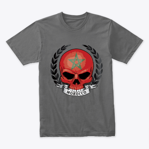 The Morocco Skull Ribbon Pride Icon T-shirt