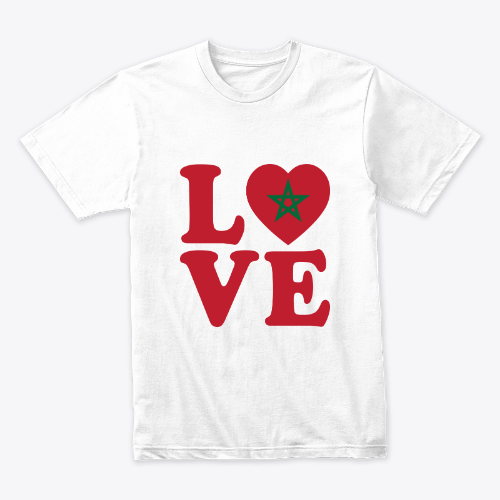Morocco Love Flag II T-shirt
