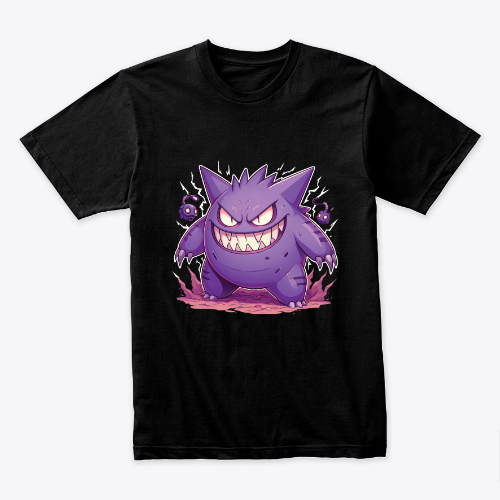 Tshirt - Mystical Anime Creature: Purple Ectopla pokimone - Women and Men - Gift
