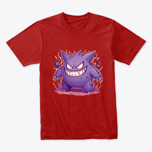 Tshirt - Mystical Anime Creature: Purple Ectopla pokimone - Women and Men - Gift