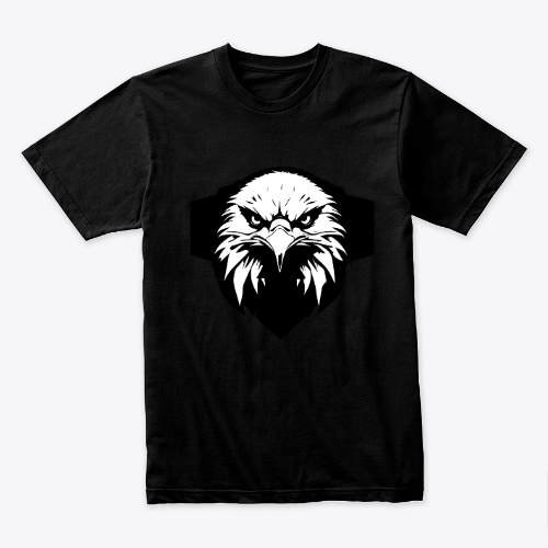 Angry eagle design