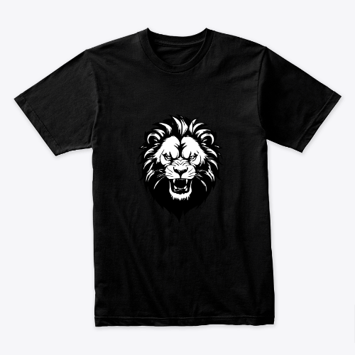 Angry lion design