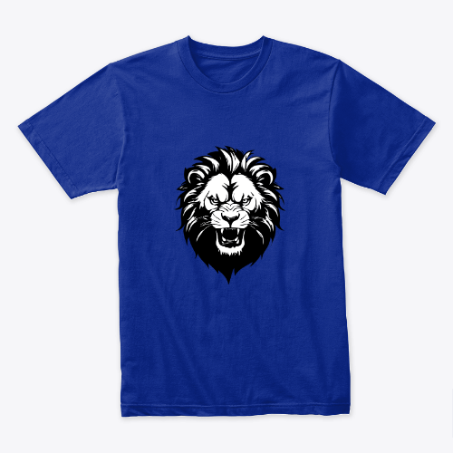 Angry lion design