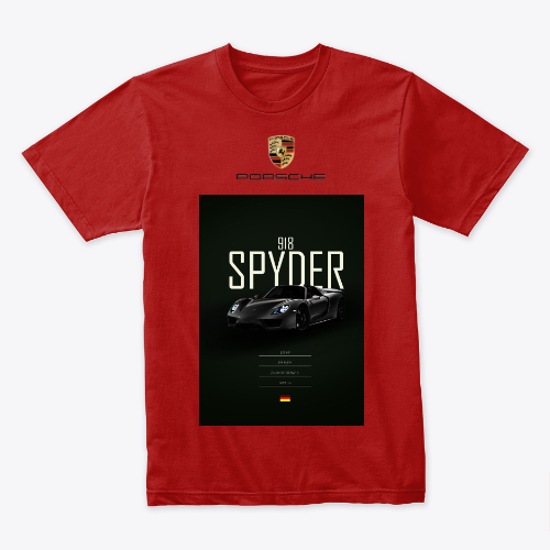 porsche spyder 918 shirt