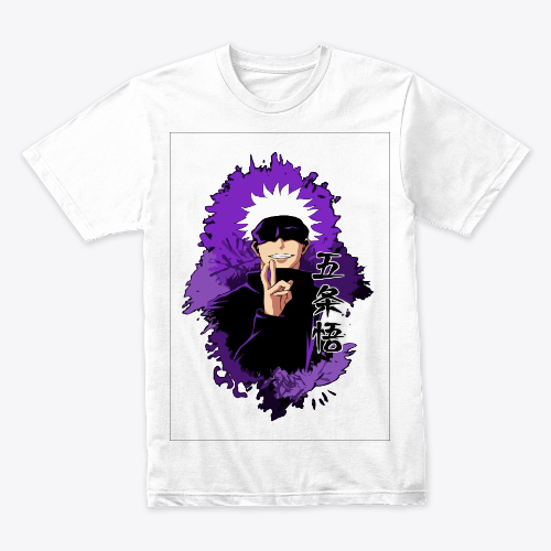 jujutsu kaisen satoru gojo t-shirt design