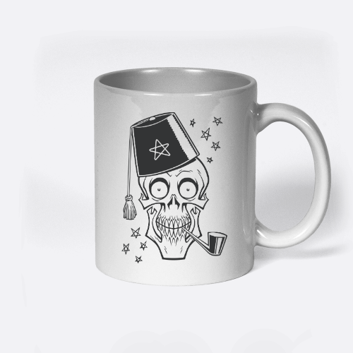 Skull mug design