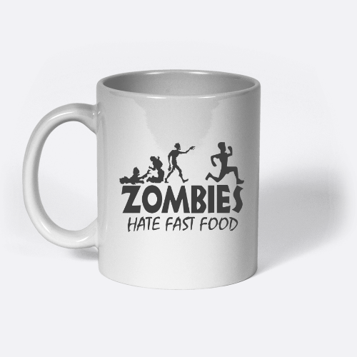 Zombies Hate Fast Food Mug