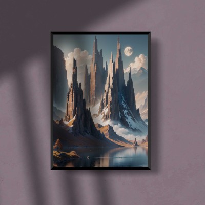 fantasy landscape poster