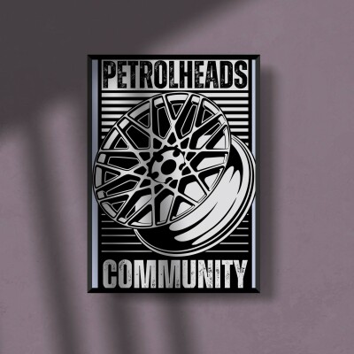 Petrolheads Community ALLOY FORGED WHEEL S1 A3 POSTER