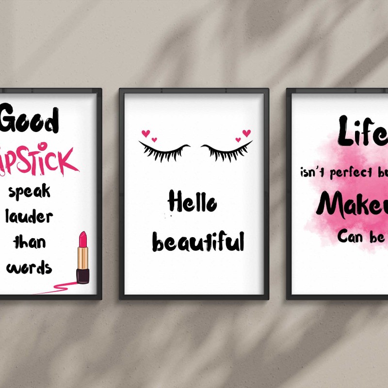 Poster A3 , Girls only , 3 Pieces - Merchy store
