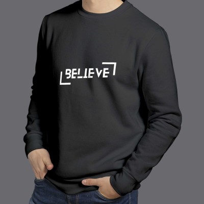 Modern Bold Believe Motivational Sweat-shirt