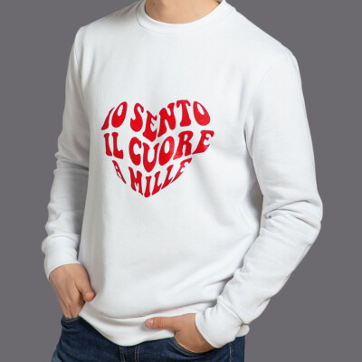 sweatshirt coeur love