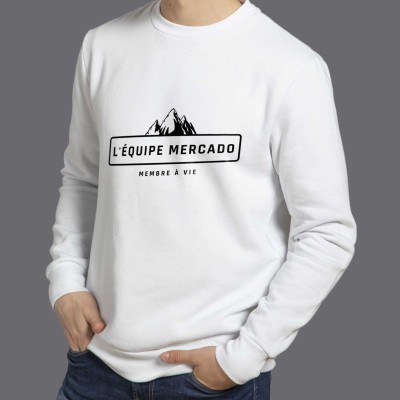Montagne Famille Réunion Groupe Sweat-shirt