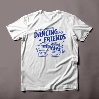 Dancing with friend t-shirt