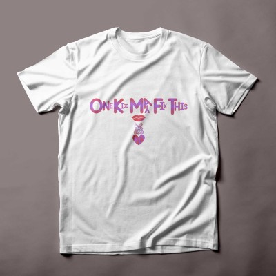 One kiss may fix this couple t-shirt