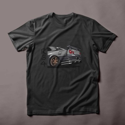 t-shirt for carguy - Nissan gtR R34