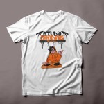 Orange Illustration Music Fest T-Shirt