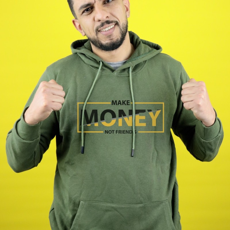 MAKE MONEY NOT FRIEND'S hoodie high quality and 100% cotton