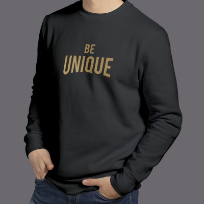 BE UNIQUE sweatshirt high quality and 100% cotton