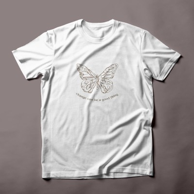 T-shirt-Butterfly-with quotes.