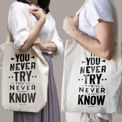Couple quote Tote bag