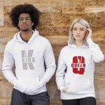 king and queen hoodie couple