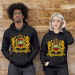 Couple Hoodie Morocco illustration  high quality and 100% cotton  T.vs.E in high quality embroidery. 