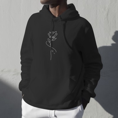 hoodie avec design flower