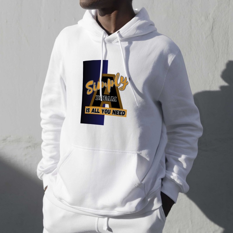 Simply a dream is all you need classic motivational hoodie