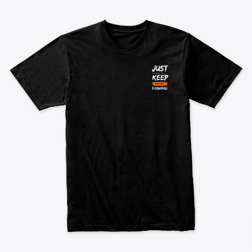 Black Brush Style Inspirational Quote T-Shirt
