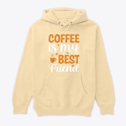 coffee is my best friend shirt, great design and funny gift for anyone who love coffee
