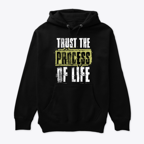 trust the process of life shirt, funny motivation quote