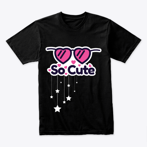 Stars and Hearts T-Shirt - Cute and fun look