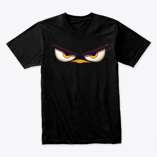 t-shirt Angry birds eye