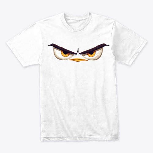 t-shirt Angry birds eye