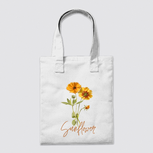 Sunflower_ tote bag 🌻