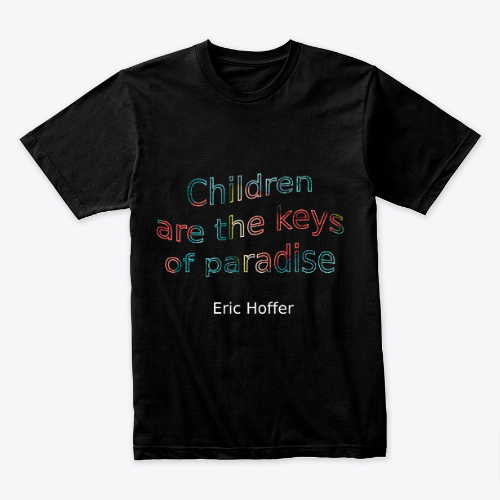 Design T-shirt About Children