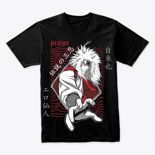 Anime NARUTO JIRAYA t-shirt design