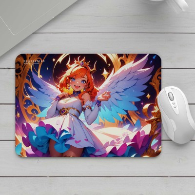 anime fantasy angel girl mouse pad