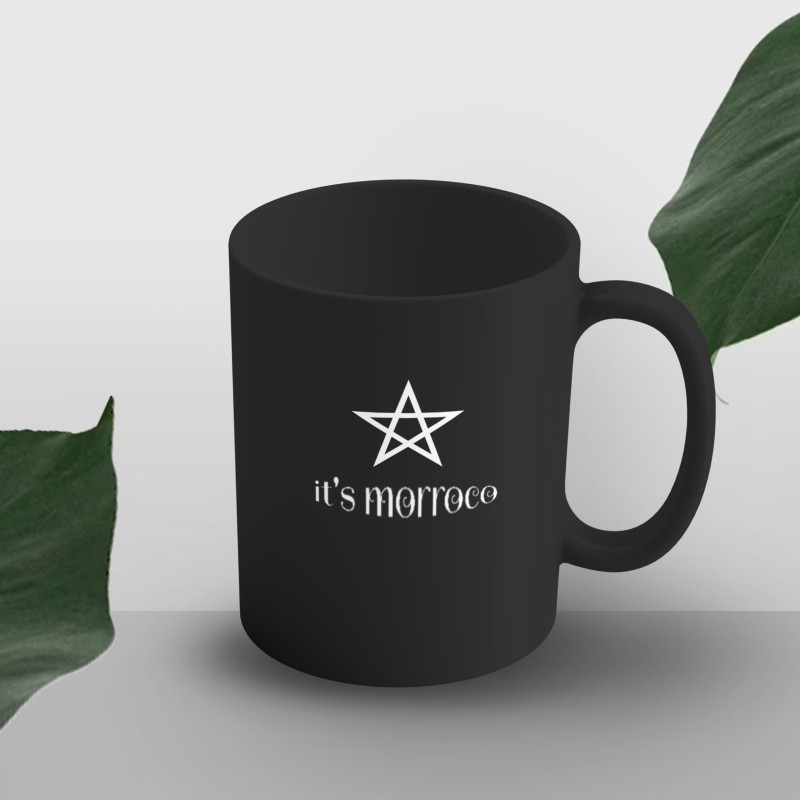 mug magic - A magic mug to show the five star Moroccan flag.
